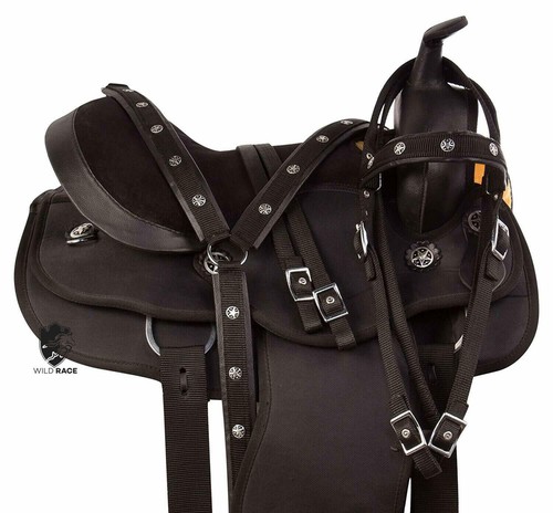 Wildrace black gaited western - gaited,