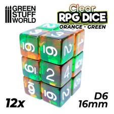 12x dadi 16mm - dadi, d6