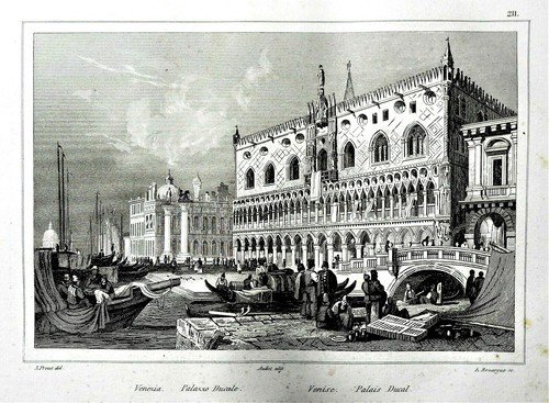 1836 venezia palazzo ducale - 1836:venezia,palazzo,