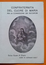 Tessera d'iscrizione anni '40 per la confraternita del Cuore di Maria