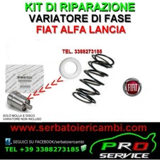 molla RIPARAZIONE VARIATORE REGOLATORE DI FASE ANTICIPO FIAT PUNTO 156 55202772