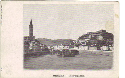 Verona insolita cartolina - cartolina, i