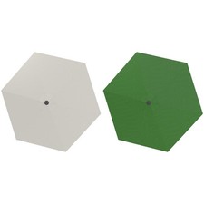 Outsunny Telo di Ricambio per Ombrellone Ø3 m con Prese d'Aria