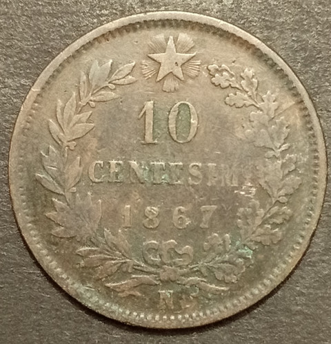 Centesimi lire valore 1867 - lire,