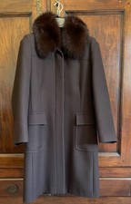 CAPPOTTO DONNA MARRONE IN PURA