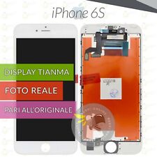 DISPLAY APPLE IPHONE 6S BIANCO SCHERMO LCD VETRO TOUCH SCREEN PARI A ORIGINALE