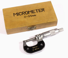 PRL) MICROMETRO MECCANICO 0.01 0-25 mm MICROMETER TOOL SPESSIMETRO CALIBRO