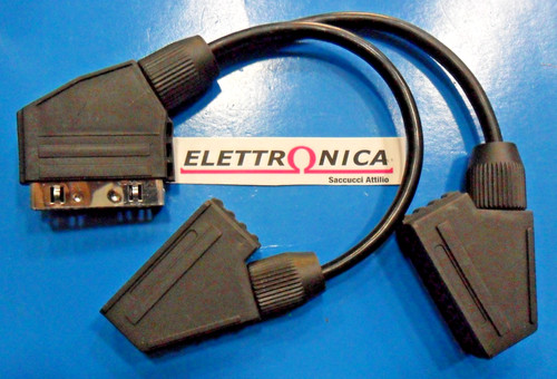 Sdoppiatore doppia presa scart - sdoppiatore,