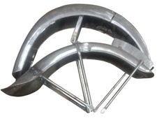 Set parafango anteriore e posteriore BMW R25/3 con staffe acciaio grezzo /ADATTO PER