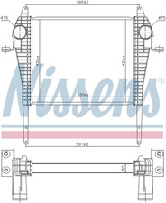 Nissens Charge Air Intercooler