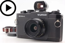 Exc+5] Voigtlander BESSA-L fotocamera pellicola telemetro nero 25 mm f4...