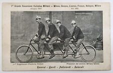 1897 Escursione Ciclistica Militare Genova Livorno Firenze Bologna Milano bici