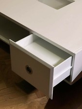 tavolino da salotto bianco stile liberty anni 70 