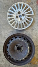 SET 4 CERCHI FERRO FIAT G.PUNTO CON COPRICERCHI