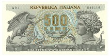 500 LIRE BIGLIETTO DI STATO