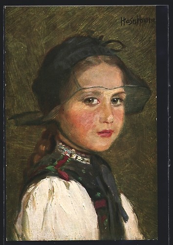 Cartolina artista wilhelm - cartolina,
