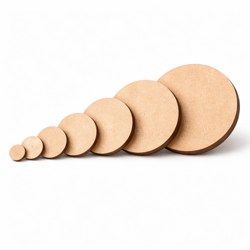 Cerchio mdf forma legno - mdf,