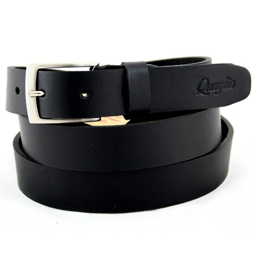 Cintura uomo vera pelle nera - cintura,