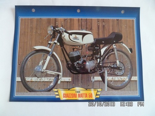 Carte fiche moto guazzoni - carte,