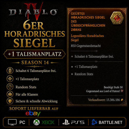 Diablo items sigillo orarico - diablo,