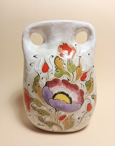 Schiavon vaso ceramica dipinto - vaso,