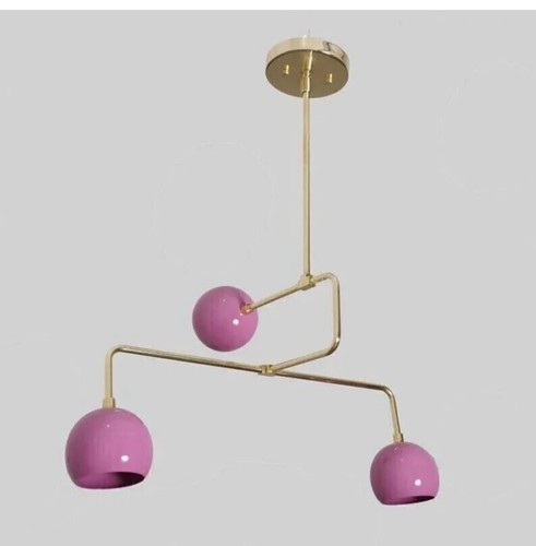 Lampadario sputnik ottone - lampadario,