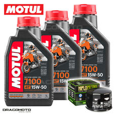 Aprilia Shiver 750 2008-2017 Tagliando Olio Motul 7100 4T 15W-50 3 litri filtro