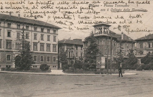 1930 milano piazza tommaseo - milano,