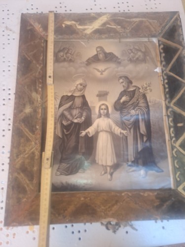 Stampa sacra famiglia con - sacra,