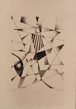 Futurismo. OSVALDO PERUZZI. Calciatore. Acquaforte 1981. RARA