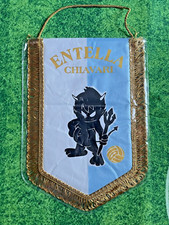 Gagliardetto VIRTUS ENTELLA CHIAVARI calcio ufficiale Wimpel Pennant 28 cm