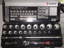 Chiavi a Bussola POLIGONALE  1/2 a Cricchetto  Kit 23pz - WÜRTH 096513 023