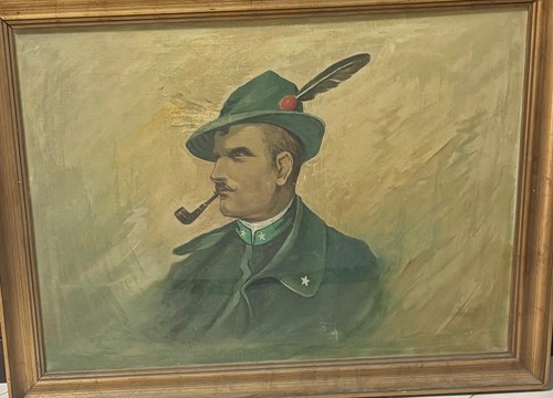 Dipinto quadro alpino ww1 - dipinto,