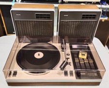 PHILIPS 22GF827/04 GIRADISCHI AMPLIFICATO VINTAGE CON CASSE  (1975) ***PERFETTO