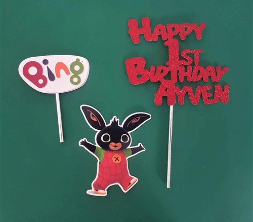 Bing bunny cake topper - bunny,
