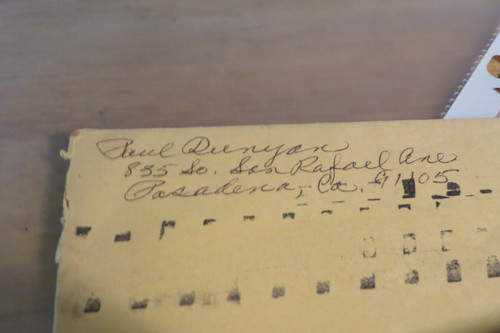 Busta postale firmata paul - busta,