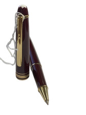 Prestigiosa penna a sfera Montblanc Meisterstück bordeaux classic oro