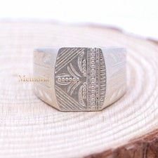 925 Argento Sterling Quadrato