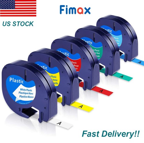5pk compatibile dymo letratag - 5pk,