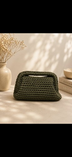 Borsa uncinetto fatta mano - uncinetto, a