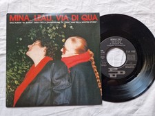 MINA VIA DI QUA con Fausto Leali 45 GIRI PDU 1986 RARO PDU 1153 No CD 33