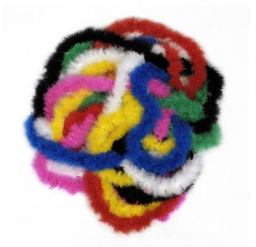 Sciarpa molla marabu - a, marabou