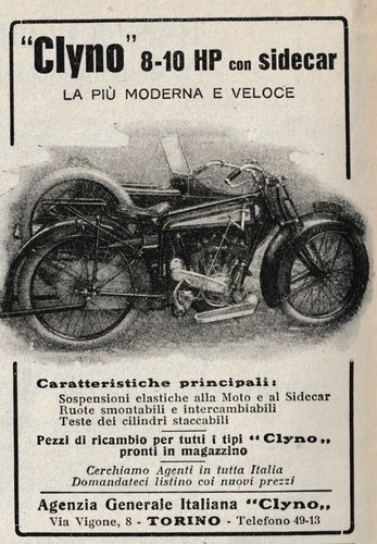 Pubblicita 1923 clyno - 1923, 10