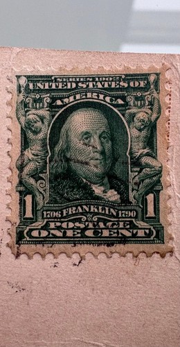 Raro francobollo ben franklin - francobollo,
