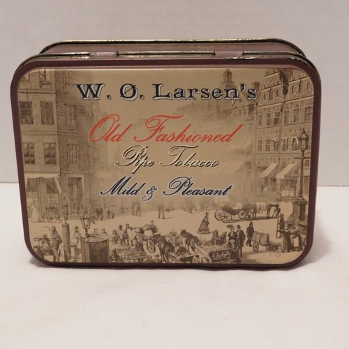 Vintage tin can larsen s - tin/can, larsen's