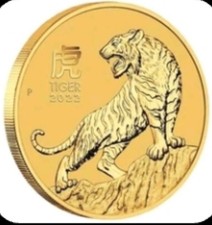 Moneta oro anno della tigre