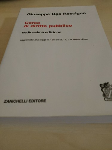 Corso diritto pubblico - di,