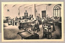 ab0289 - CARTOLINA D'EPOCA - ROMA Città : Scuola Legatori di libri