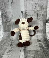 Peluche Jellycat Carrozzina Giocattolo Cordy Roy Cucciolo Cane Jitter Vibrante Alto 5” Ritirato