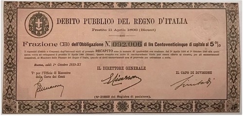 Debito pubblico del - debito,
